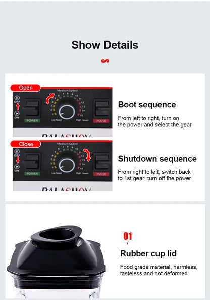 MixologyPro 2000W Commercial Blender Set