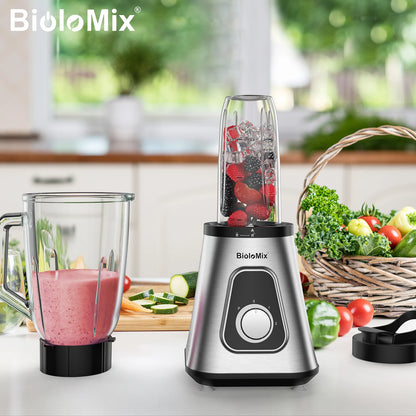 MixologyPro 1300W 2-in-1 Glass Blender Set