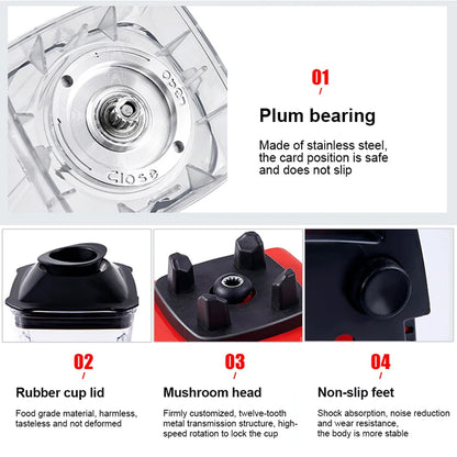 MixologyPro 2000W Commercial Blender Set