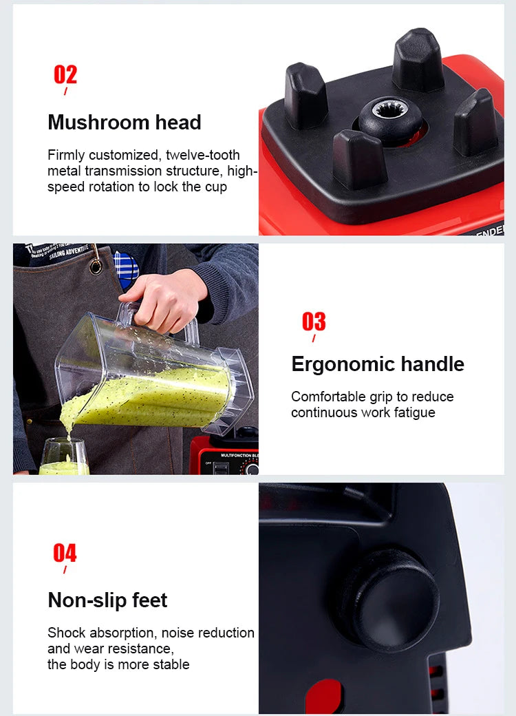 MixologyPro 2000W Commercial Blender Set