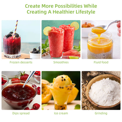 MixologyPro 1300W 2-in-1 Glass Blender Set