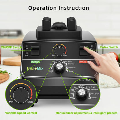 MixologyPro 2200W Smart Blender Pro