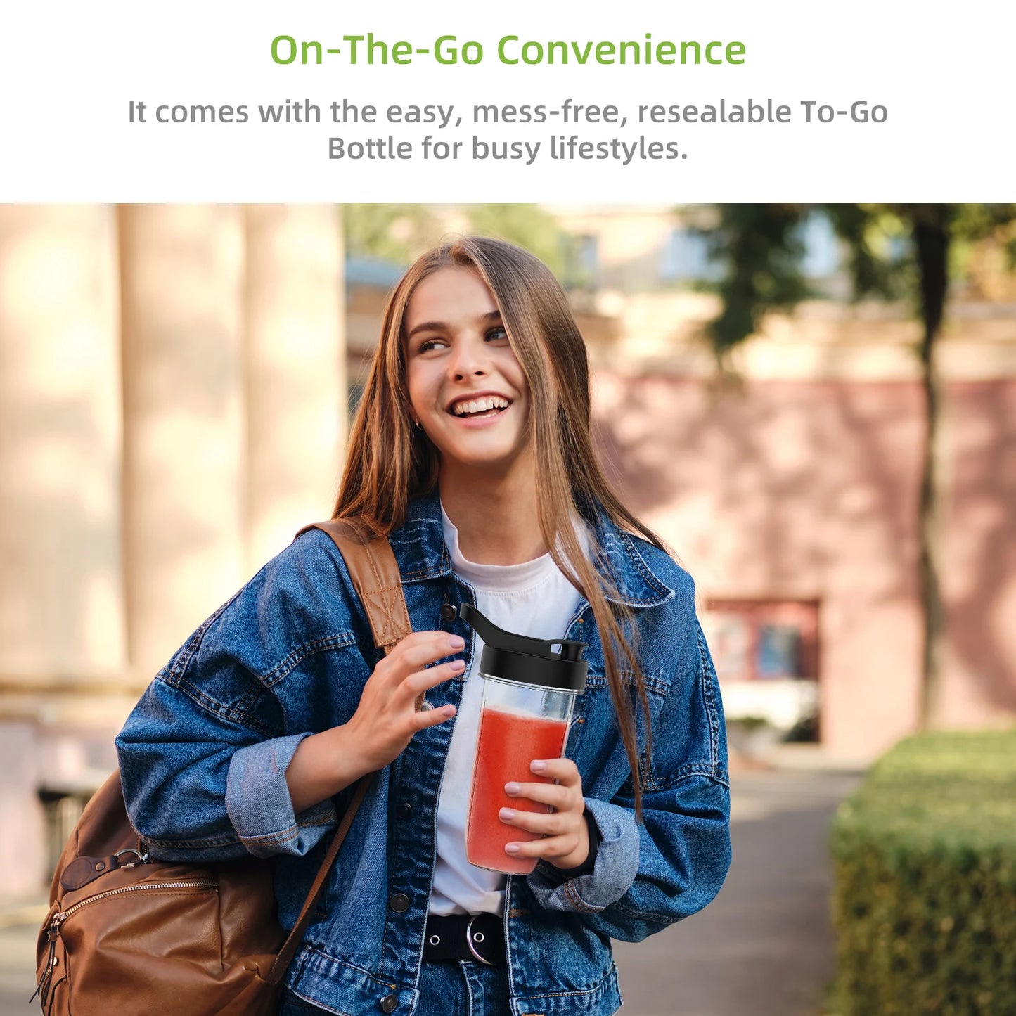 MixologyPro 1300W 2-in-1 Glass Blender Set