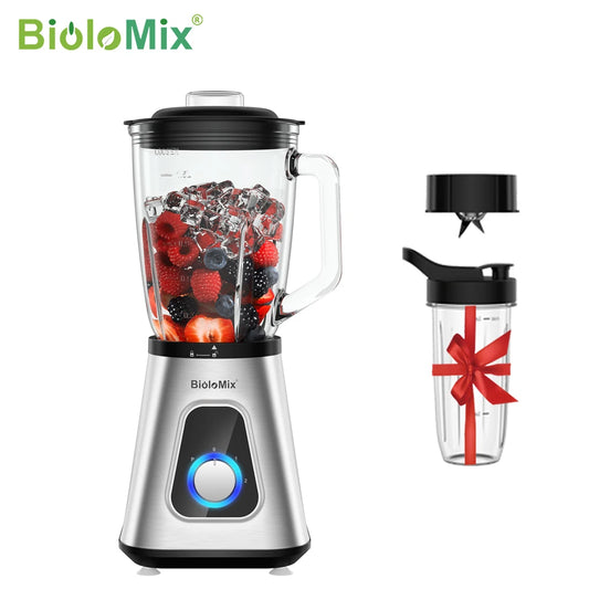 MixologyPro 1300W 2-in-1 Glass Blender Set