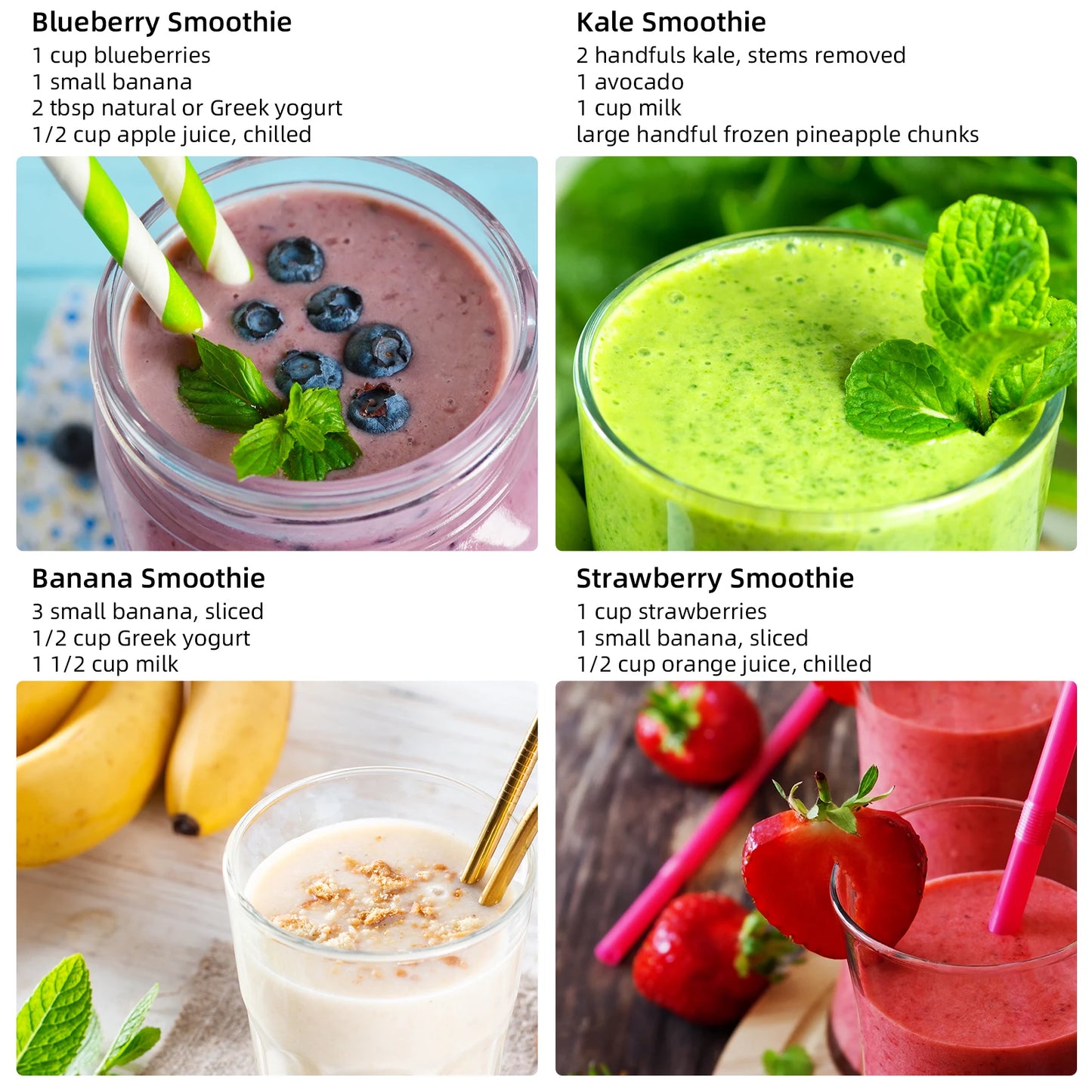 MixologyPro 1300W 2-in-1 Glass Blender Set